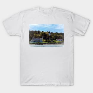 New England Lighthouse in Watercolor T-Shirt